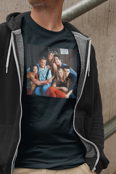 Koszulka z naszywką Friends squad 2