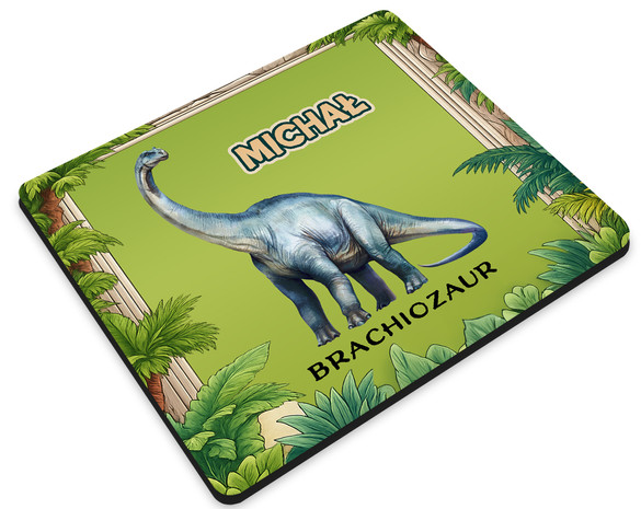 Podkładka Dinozaury Brachiozaur z imieniem dziecka 36x29cm