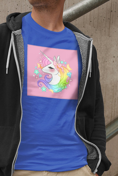 Koszulka z naszywką Unicorne 04