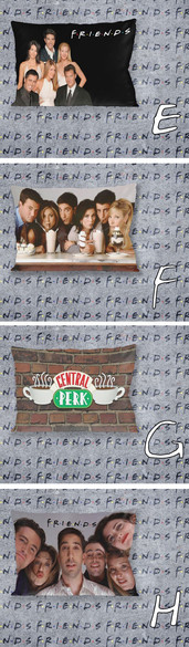 FRIENDS Zestaw poduszka kubek WZORY+GRATIS