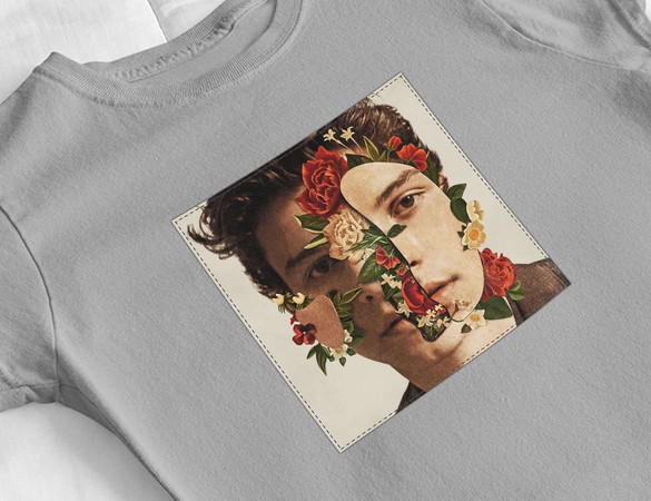 Bluzka damska z naszywką Shawn Mendes light