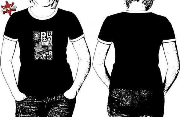 PIDŻAMA PORNO: FUTURISTA (biała lamówka)