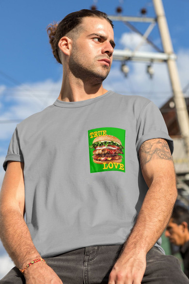 Koszulka z kieszonką LOVE BURGER