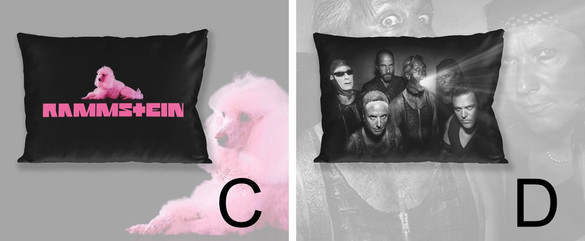 Zestaw RAMMSTEIN poduszka+kubek+GRATIS  WZORY