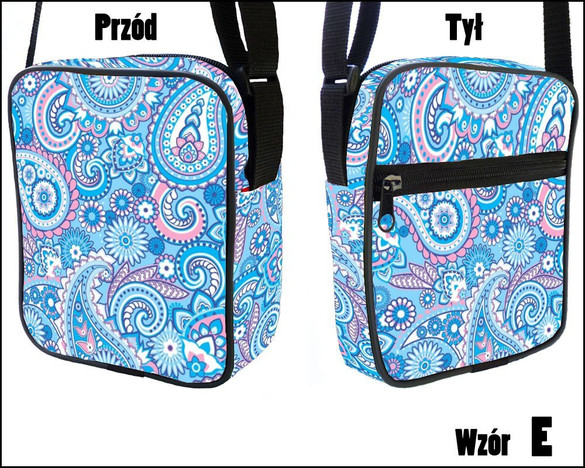 Torba Listonoszka MODNE WZORKI- OUTLET