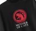 Bluza z naszywką Mother of cats
