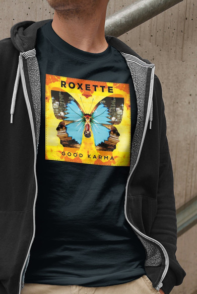 Koszulka z naszywką ROXETTE good karma