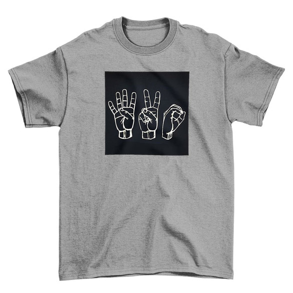 Koszulka z naszywką 420 HANDS