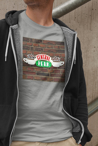 Koszulka z naszywką Friends central perk