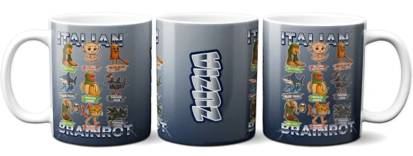 Kubek Italian Brainrot Paczka Stworków włoskich brainrotów