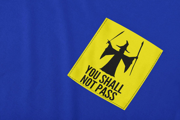 Koszulka z kieszonką YOU SHALL NOT PASS