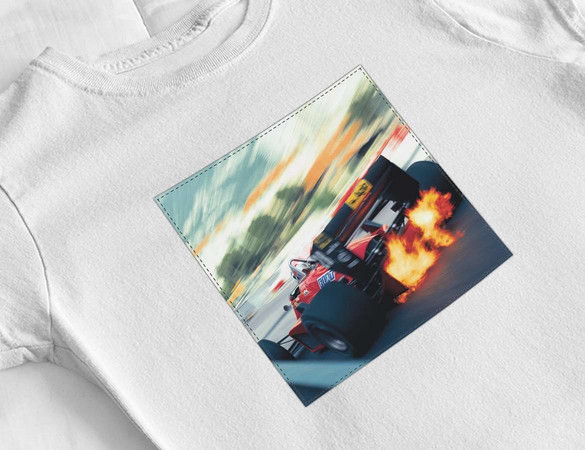 Bluzka damska z naszywką F1 car