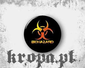 Przypinka Biohazard
