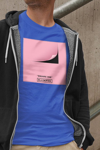 Koszulka z naszywką BlackPink Square one