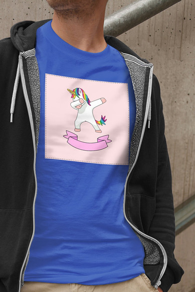 Koszulka z naszywką Unicorne 05