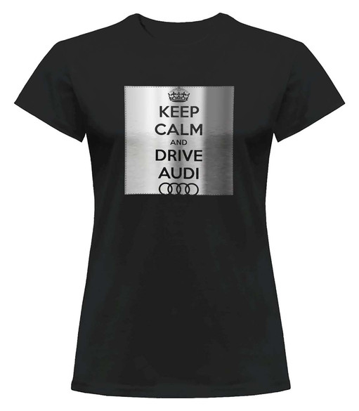 Bluzka damska z naszywką Audi Keep Calm