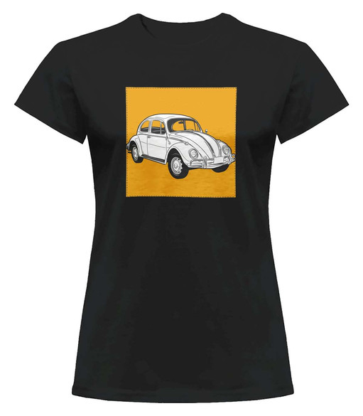 Bluzka damska z naszywką Volkswagen Beetle