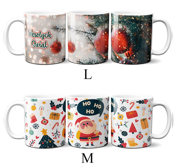 Zestaw ŚWIĄTECZNY poduszka i kubek + GRATIS! WZORY