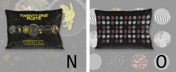 Poduszka 21 TWENTY ONE PILOTS 60x40cm WZORY