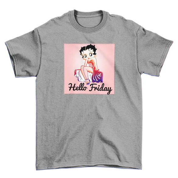 Koszulka z naszywką Hello Friday