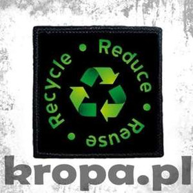 Naszywka  RECYCLE, REDUCE, REUSE