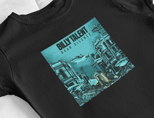 Bluzka damska z naszywką Billy Talent dead...