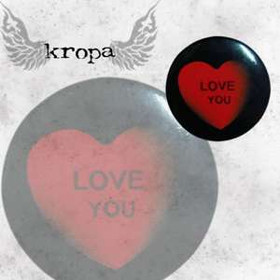 Przypinka średnia LOVE YOU