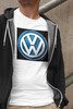 Koszulka z naszywką Volkswagen logo black