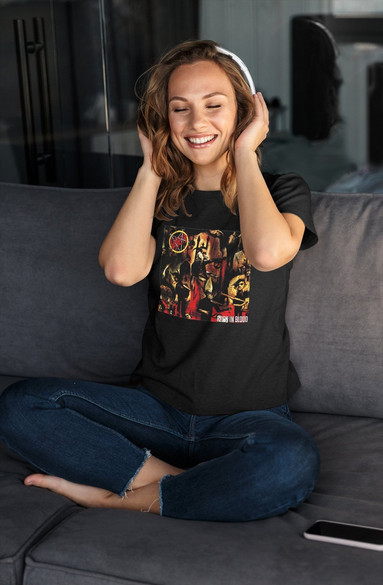 Bluzka damska z naszywką Slayer Reign in