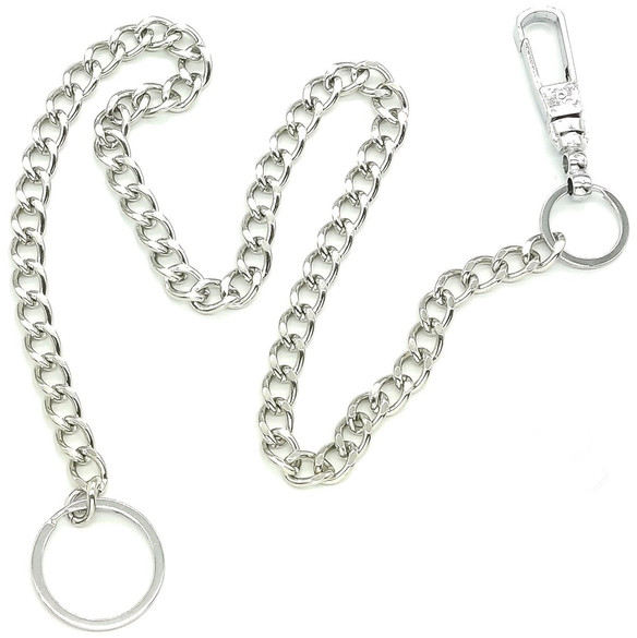 Łańcuch do spodni Ładny MODNY Srebrny 23