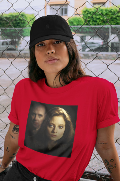 Koszulka z naszywką Milczenie owiec 01