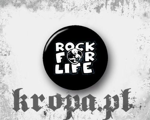 Przypinka ROCK FOR LIFE