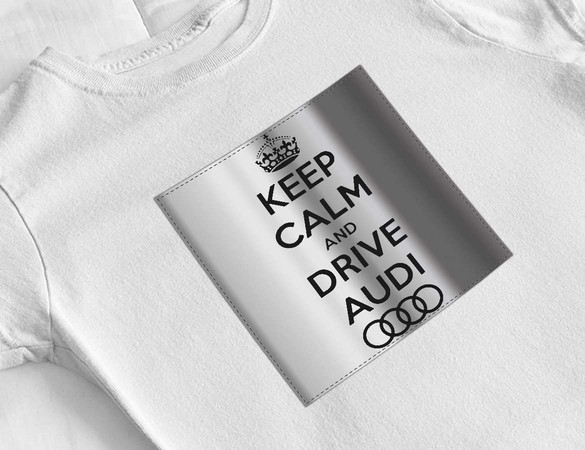 Bluzka damska z naszywką Audi Keep Calm