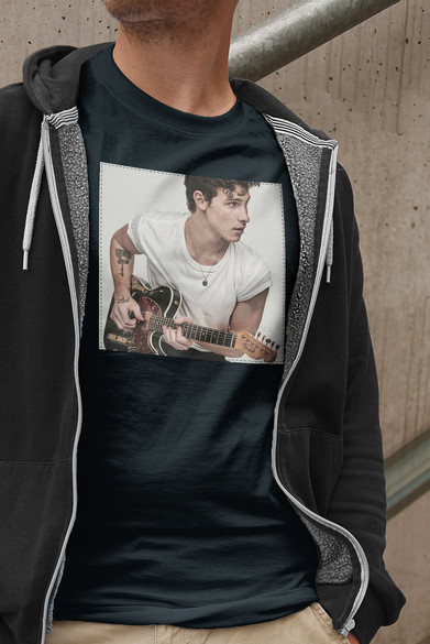 Koszulka z naszywką Shawn Mendes 04