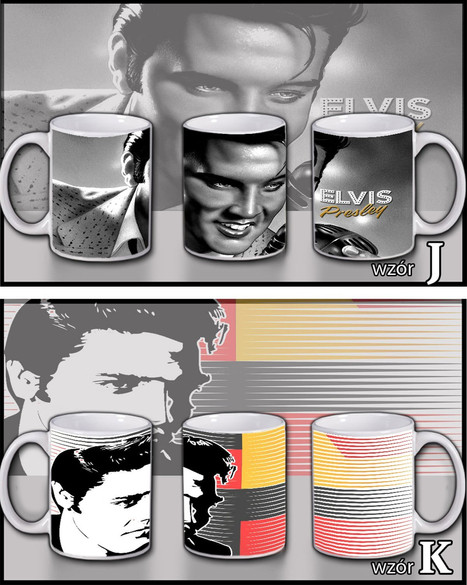 ELVIS PRESLEY Zestaw poduszka kubek WZORY+GRATIS