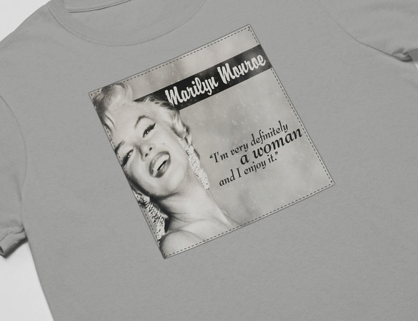 Koszulka z naszywką Marilyn Monroe 02