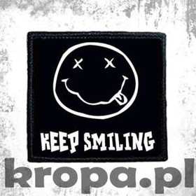 Naszywka KEEP SMILING