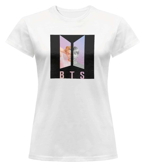 Bluzka damska z naszywką BTS RM