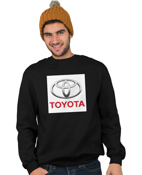 Bluza z naszywką Toyota logo white