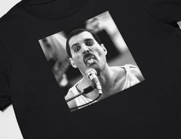 Koszulka z naszywką Queen Freddie Mercury 1