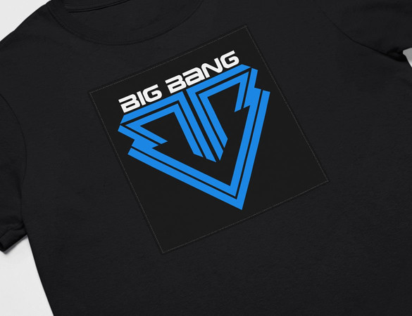 Koszulka z naszywką BIG BANG  logo