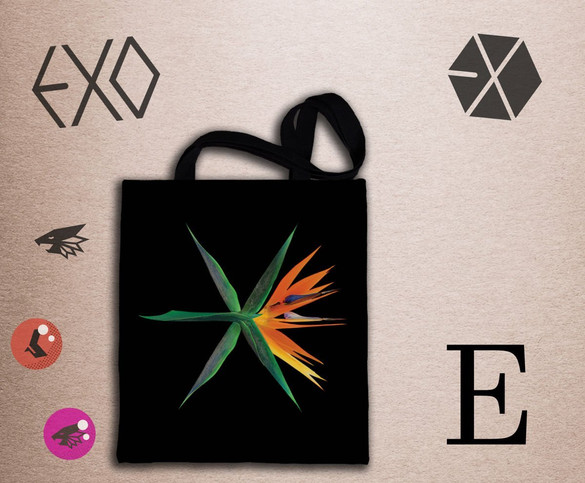 Torba na ramię EXO #k-pop FULLPRINT z Polski WZORY