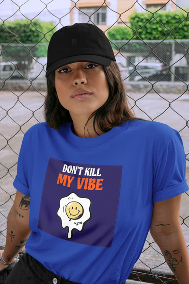 Koszulka z naszywką Don't Kill My Vibe