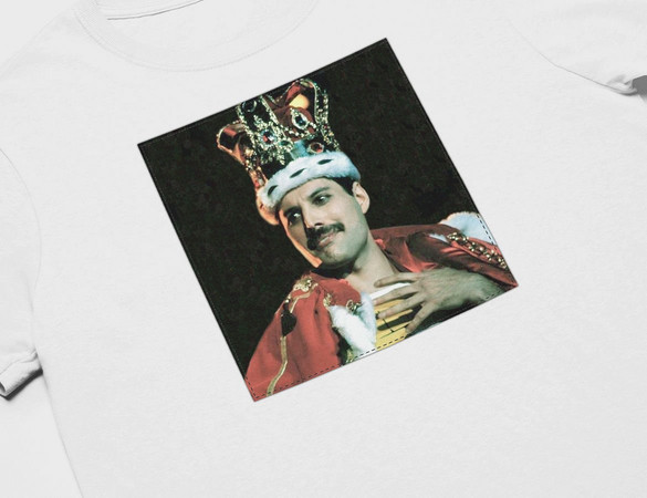 Koszulka z naszywką Queen Freddie Mercury 2