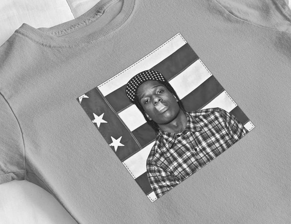 Bluzka damska z naszywką Asap Rocky Live.Love.