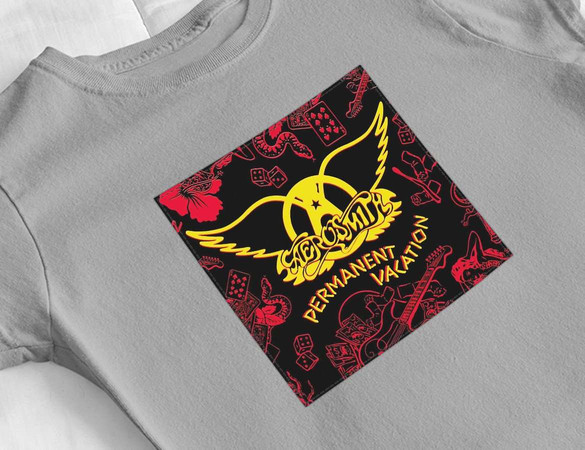 Bluzka damska z naszywką AEROSMITH 