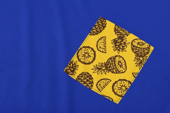 Koszulka z kieszonką ANANASY 3 