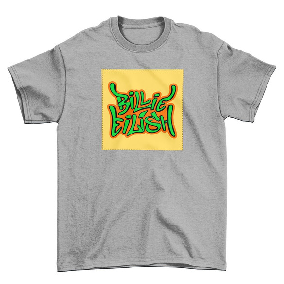 Koszulka z naszywką Billie Eilish 04