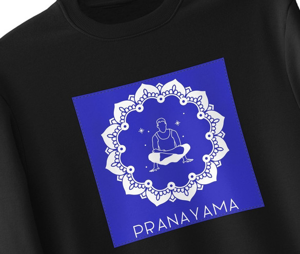 Bluza z naszywką Pranayama