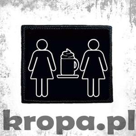 Naszywka 2 GIRLS 1 CUP